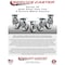 Service Caster 5 Inch Heavy Duty V Groove Semi Steel Caster Set with Roller Bearings, 4PK SCC-35S520-VGR-4 - alternate 3
